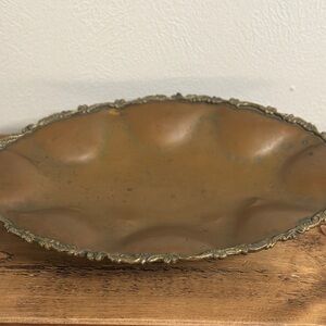 Antique Copper Decorative Tray